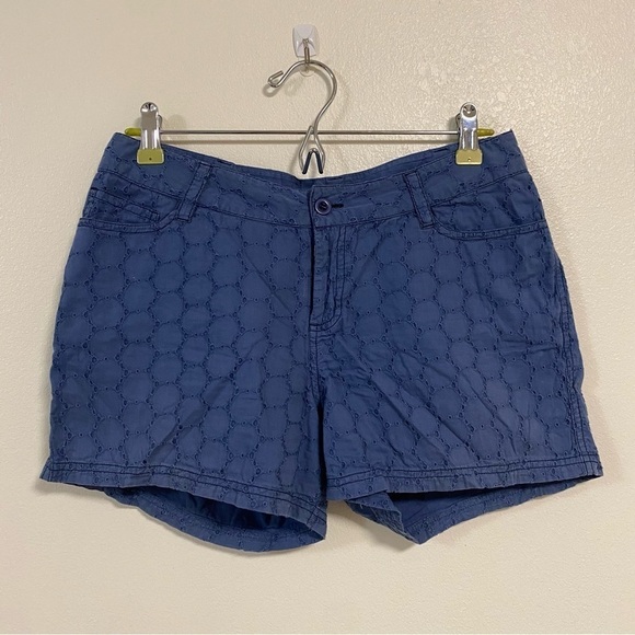 Prana Pants - Prana Eyelet Shorts Blue Size 2